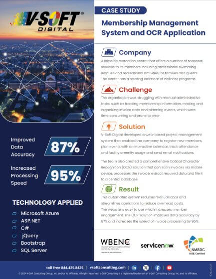 Membership Management System and OCR Application