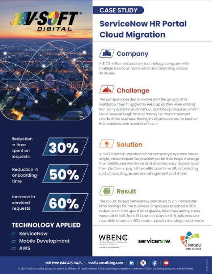 ServiceNow HR Portal Cloud Migration